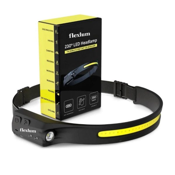 Flexlum | Linterna frontal LED de 230°